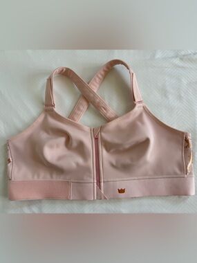 Shefit Flex Sports Bra Medium Impact Fully Adjustable Blush Pink & Gold 3X Luxe